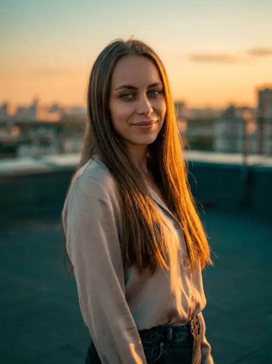 Кадр Photogenia по тому же селфи